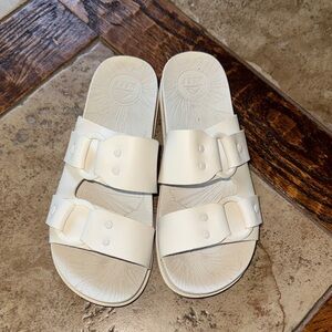 Reef slides ivory size 6